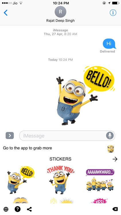 Despicable Me 3 Stickers App screenshot-4