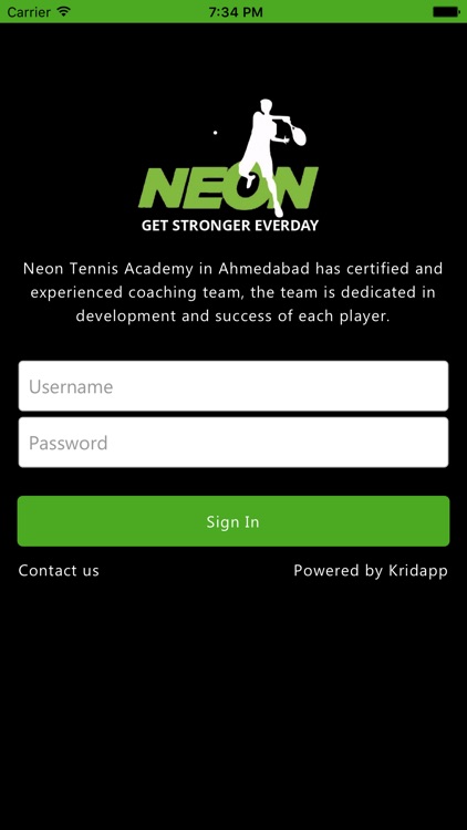 Neon sports academy