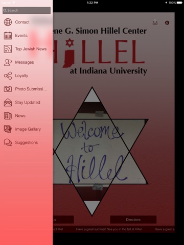 IU Hillel screenshot 2