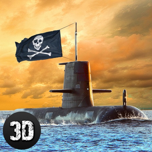 Pirate Submarine Driving Simulator 3D icon
