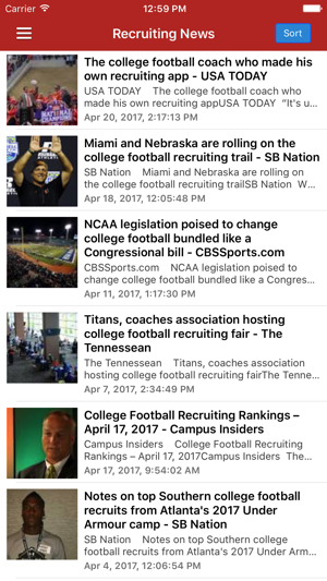 College Football News - Scores, Schedule & Ranking(圖3)-速報App