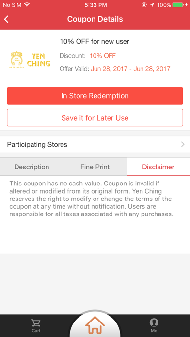 How to cancel & delete Yen Ching from iphone & ipad 4