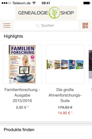 Genealogie-Shop screenshot 2