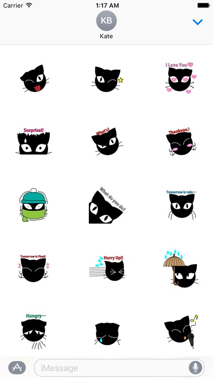 Black Cat Emoji Catmoji Sticker