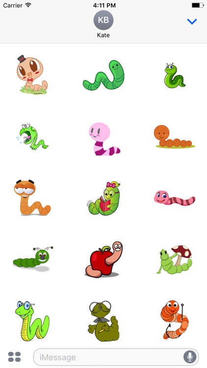 WormCute - Best Worm Emojis And Stickers