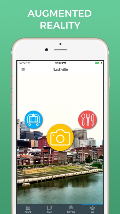 Nashville Travel Guide with Offline Street Map screenshot 2