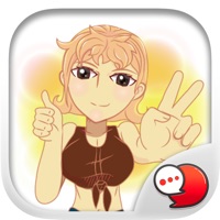 Lady Isan cute cute Stickers for iMessage