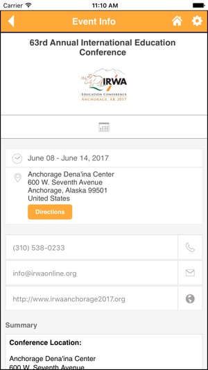 IRWA Conference 2017(圖3)-速報App