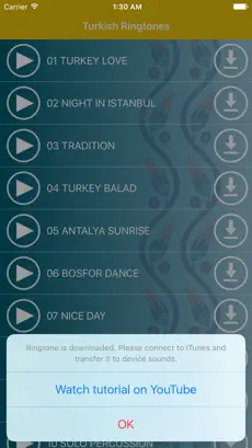 Screenshot 4 Tonos de llamadas turcas - Asia Menor sonidos iphone