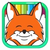 Drawing And Paint Fox Coloring Games