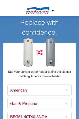 American Water Heaters screenshot 2