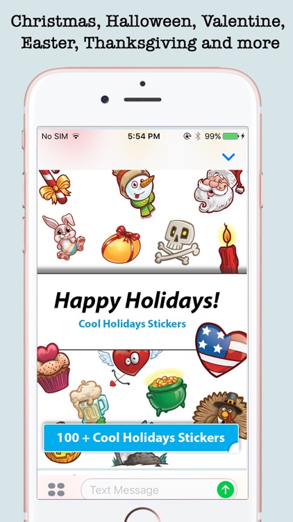Animated Holidays Sticker Pack For iMessage