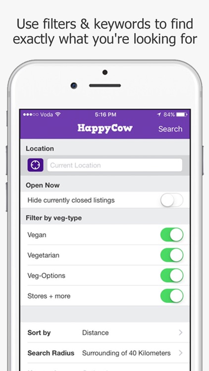 HappyCow Vegan / Vegetarian Restaurant Guide