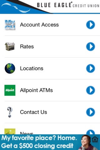 Blue Eagle Credit Union screenshot 2