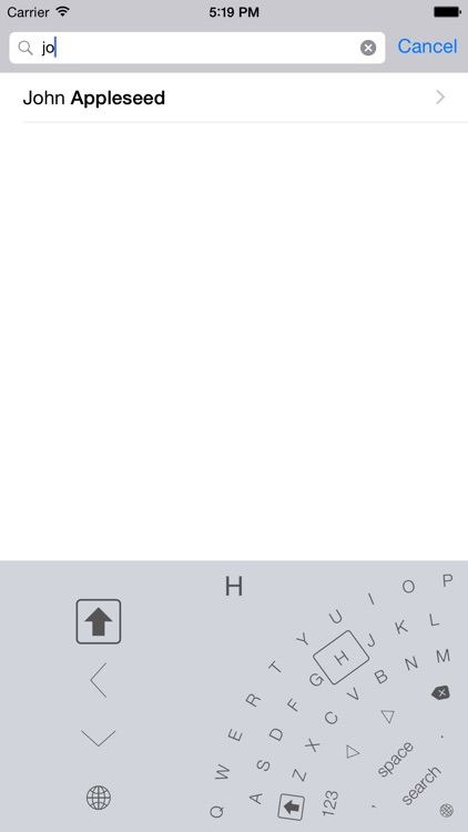 ThumbFan Keyboard