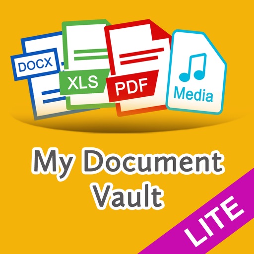 MyDocumentVault Lite - USB Disk to Store/View Docs iOS App