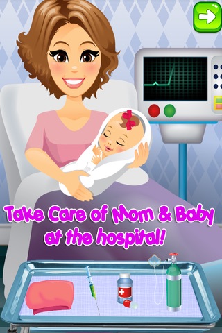 My Newborn Baby Maternity Nurse - Doctor Games screenshot 2