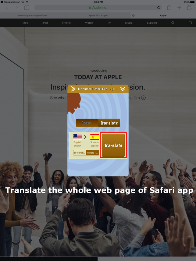 ‎Translate for Safari Screenshot