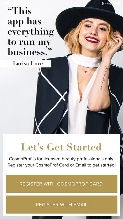 CosmoProf: Licensed to Create