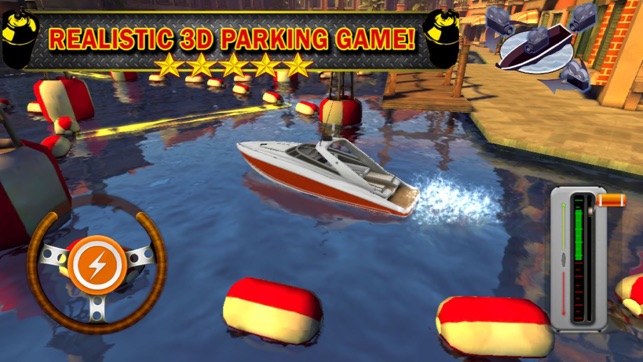 船停泊 3D - 駕駛遊戲免費 (Boat Driving & Parking 