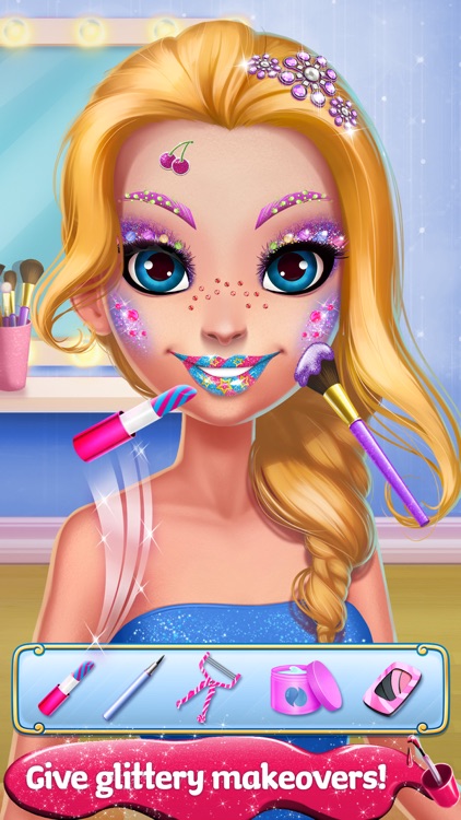 Glitter Makeup - Sparkle Salon Game for Girls