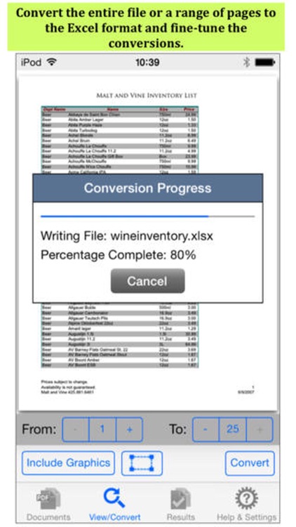 PDF Converter - for MS Office Excel edition screenshot-3