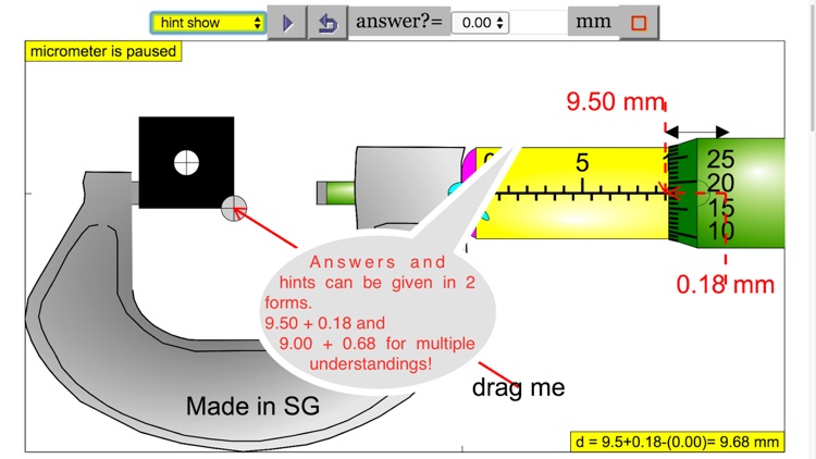 Micrometer Simulator Pro
