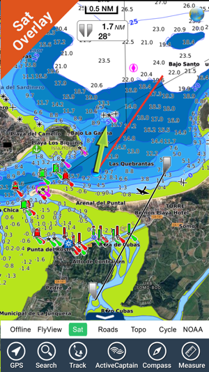 Marine: Cantabria HD - GPS Map Navigator(圖1)-速報App