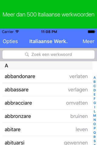 Italian Verb Conjugator Pro screenshot 2