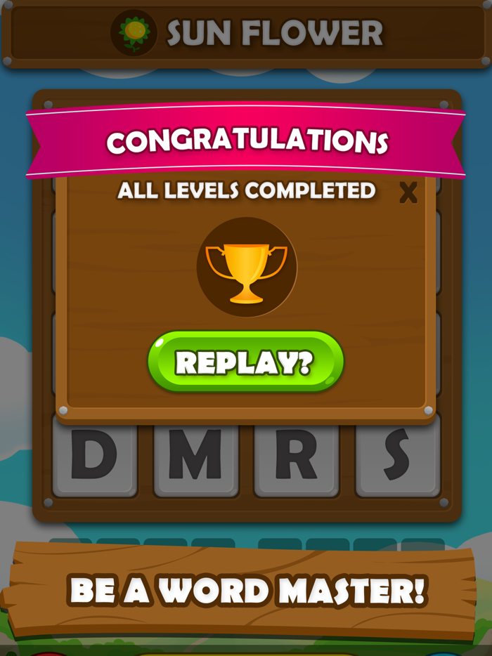 Word Garden Word Search Brain Game