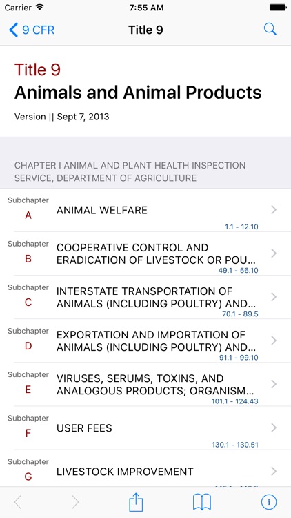 9 CFR - Animals and Animal Products (LawStack Ser)