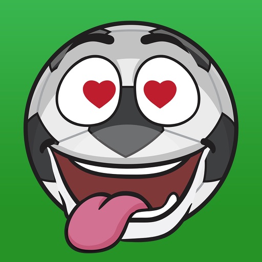 SoccerMoji - soccer football emoji & stickers app icon