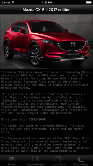 Specs for Mazda CX-5 II 2017 edition(圖4)-速報App