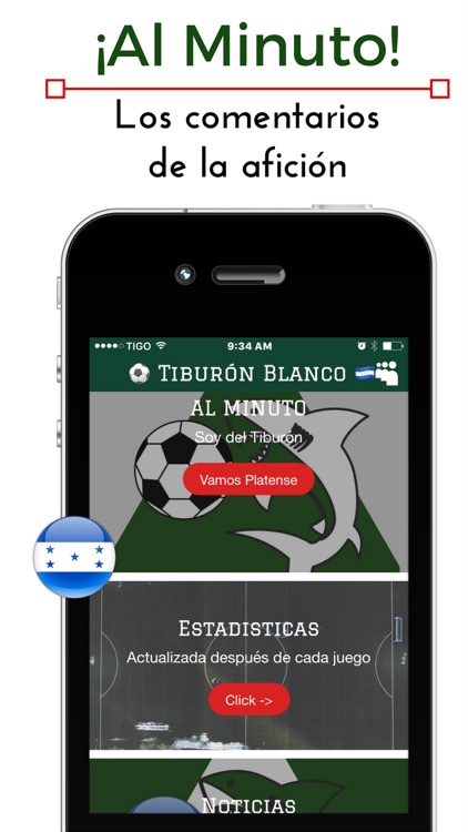 Tiburón Blanco - Fútbol de Honduras