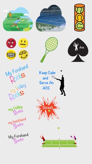 Fun Tennis Stickers(圖3)-速報App