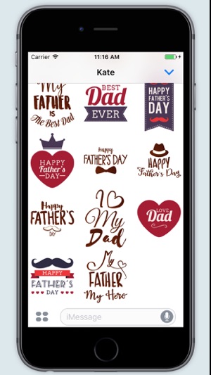 Fathers Day Fatherly Stickers(圖4)-速報App