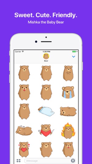 Baby Bear - Stickers for iMessage(圖2)-速報App