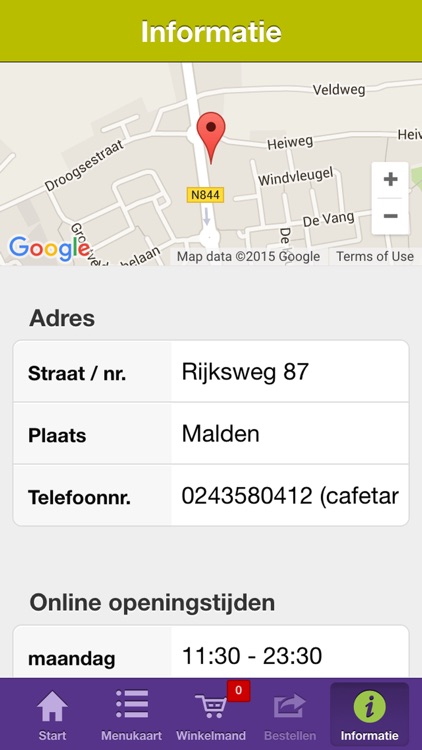 Eethuis Cafetaria de Heikant screenshot-3