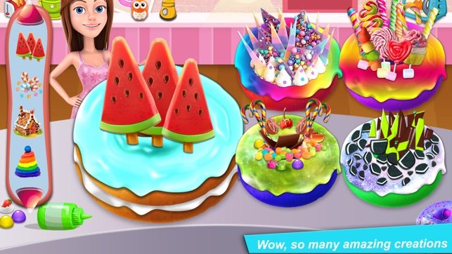 Rainbow Unicorn Donut Maker! Master Dessert Chef(圖3)-速報App