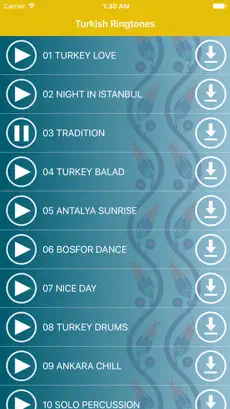Screenshot 2 Tonos de llamadas turcas - Asia Menor sonidos iphone