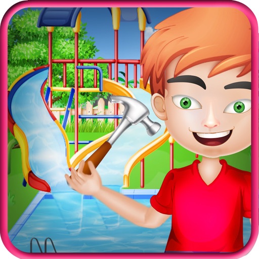 Swimming Pool Water Slide: Repair & Decorate icon