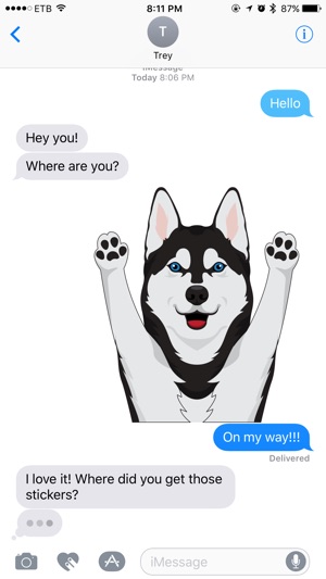 HuskEmoji - Huskymoji sticker keyboard(圖4)-速報App