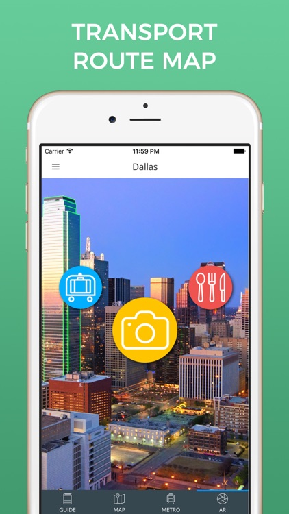 Dallas Travel Guide with Offline Street Map screenshot-4