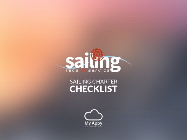 Sailing Charter Checklist