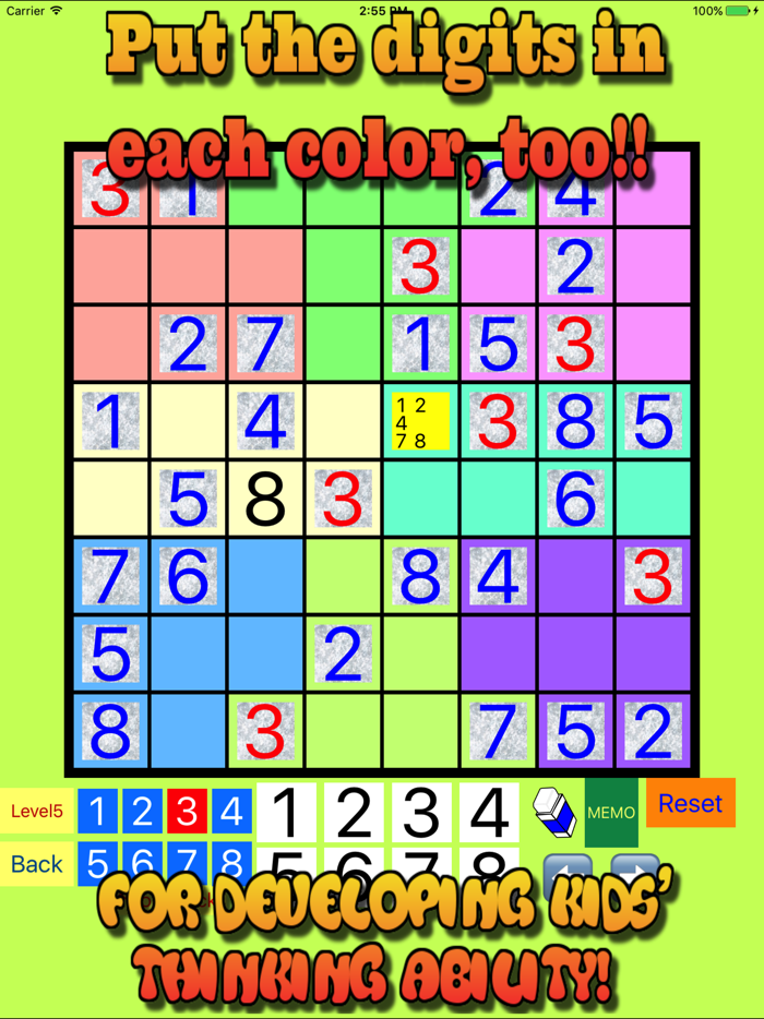 6x6  7x7  8x8 SUDOKU from Easy to Difficult