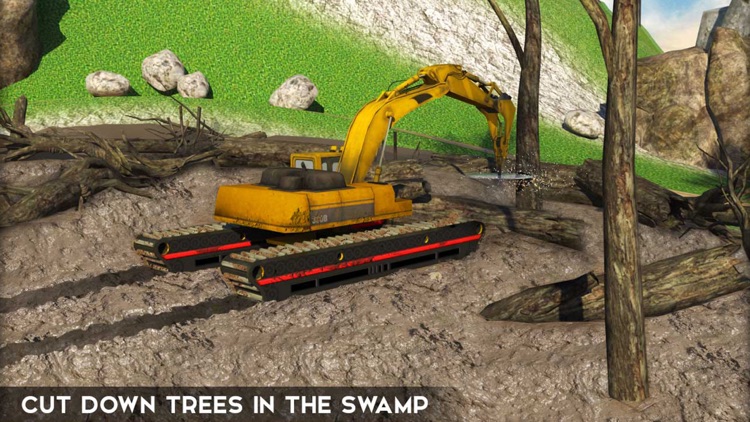 Amphibious Excavator Crane & Dump Truck Simulator screenshot-3