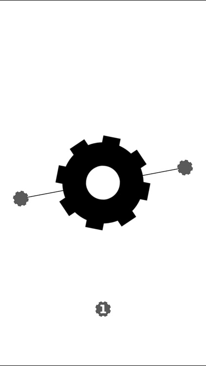 Cogwheels BW : black & white rotating gear wheel screenshot-4