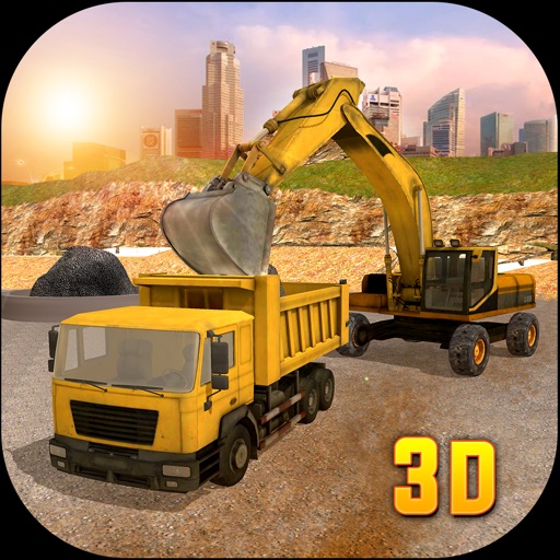 Sand Excavator Truck Drive icon
