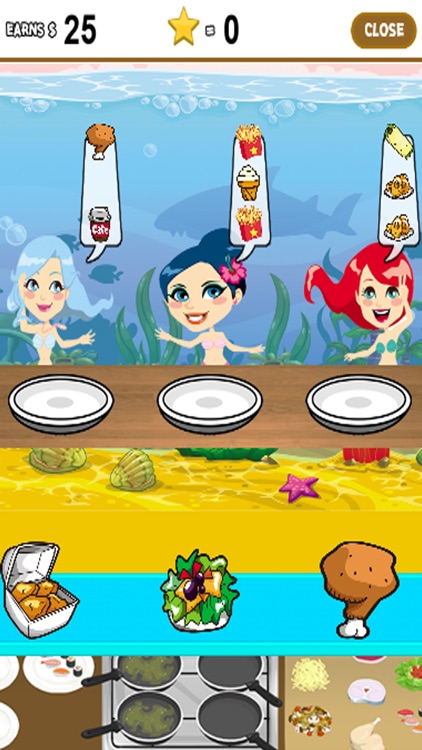 Cooking Mermaid Games Restaurant Edition