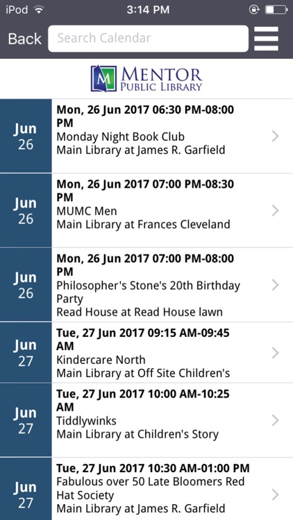 Mentor Public Library Mobile screenshot-3